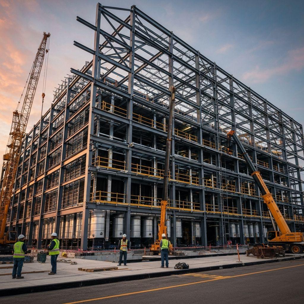 Data center construction site