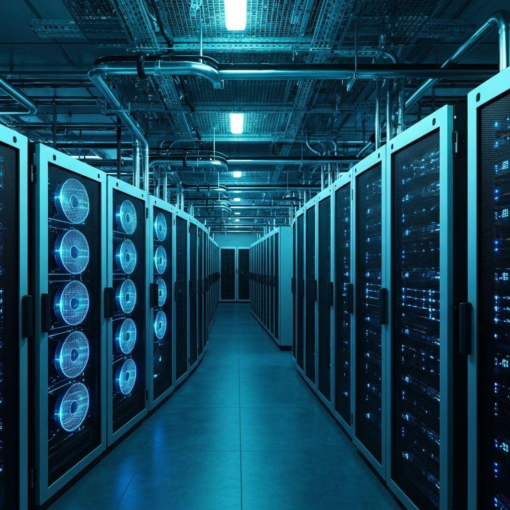 High-density data center with liquid cooling infrastructure